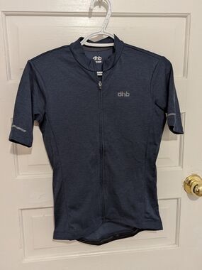 Women's Midnight Navy Short Sleeve Cycling Jersey